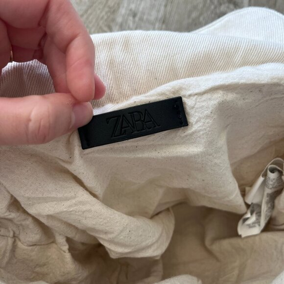 Womens Zara "Always Be Yourself" Cream Bag - Picture 7 of 7